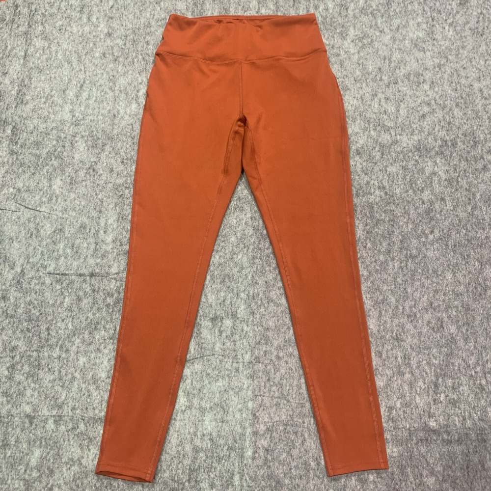 NWOT New Mix Classic Women's Orange Skinny Compression Leggings (LU300) - Size M
